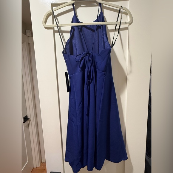New Blue Backless Dress - Picture 6 of 7